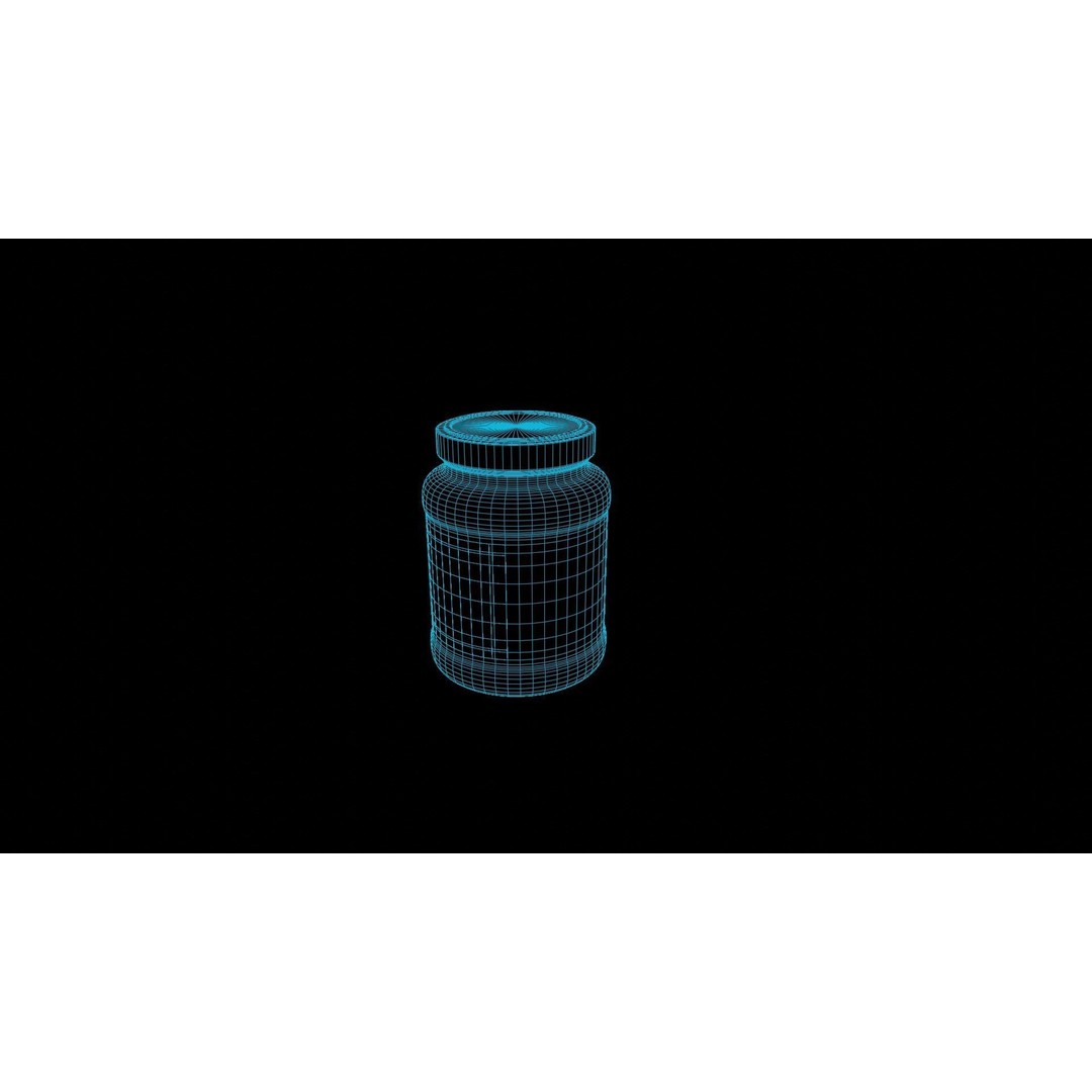 Sugar Jar 3D Model – Low Poly Kitchenware Asset, PBR, FBX, OBJ - View 7