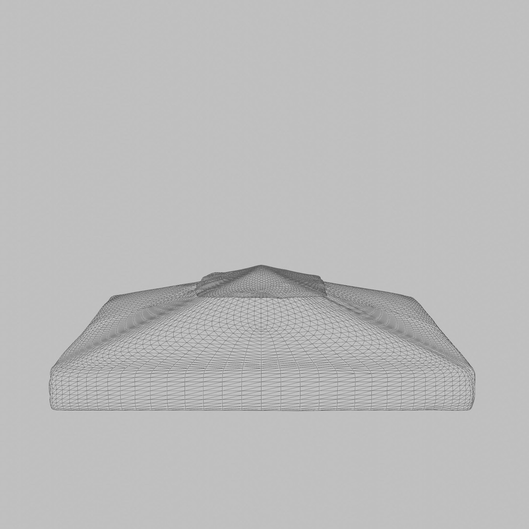 Allround Roof Grey 3D Model – Low Poly PBR Asset, FBX, GLB