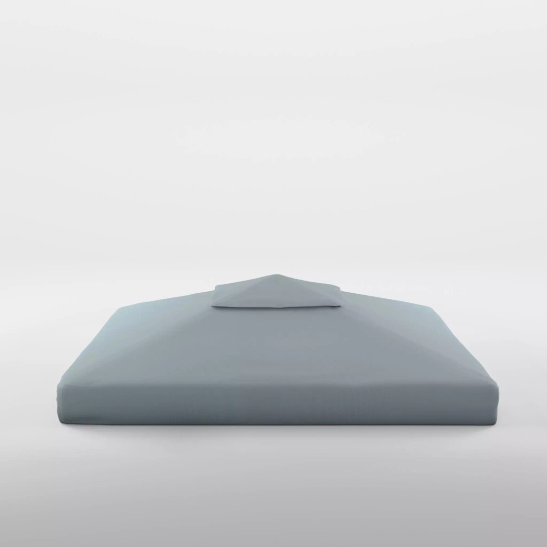 Allround Roof Grey 3D Model – Low Poly PBR Asset, FBX, GLB - View 2