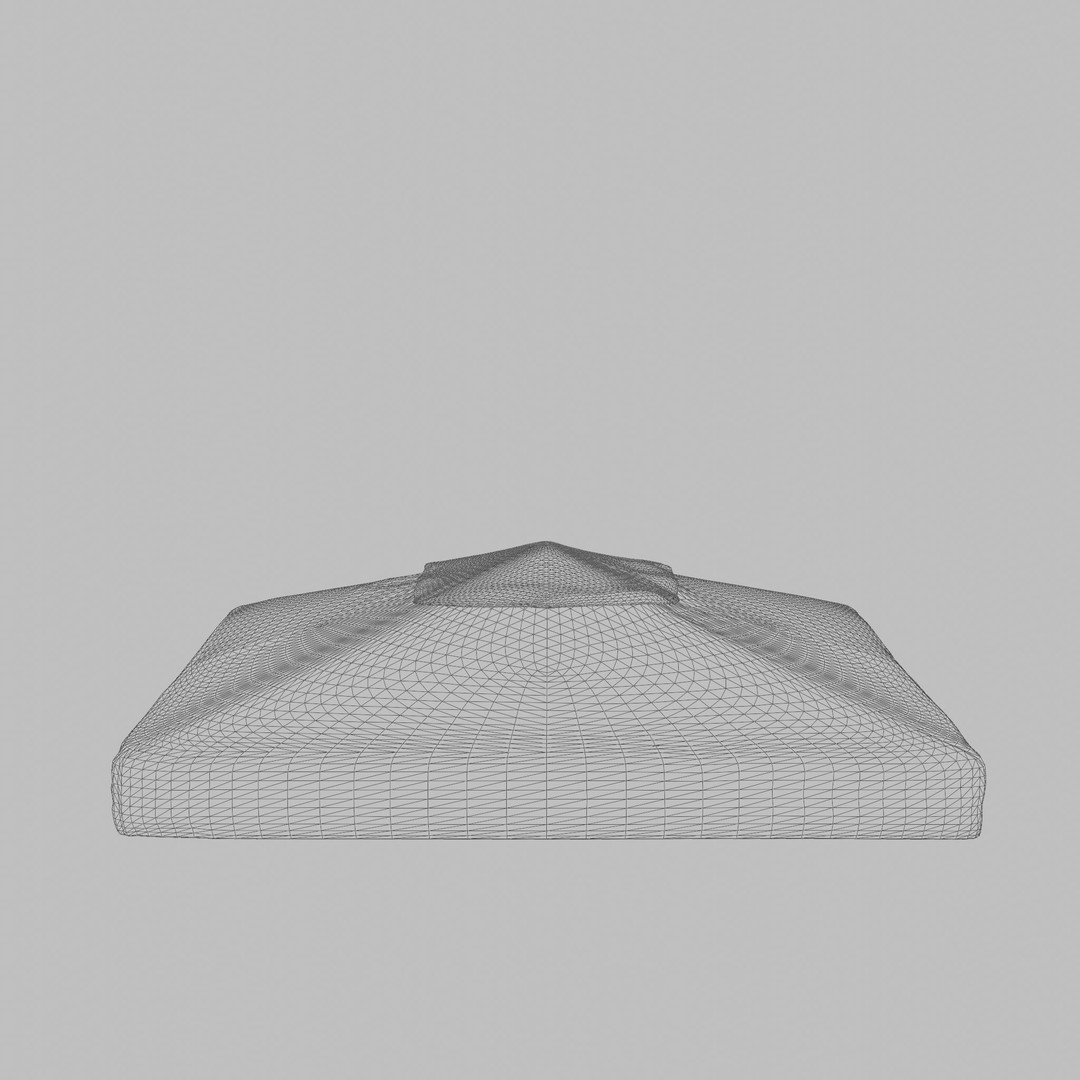 Allround Roof Grey 3D Model – Low Poly PBR Asset, FBX, GLB - View 6