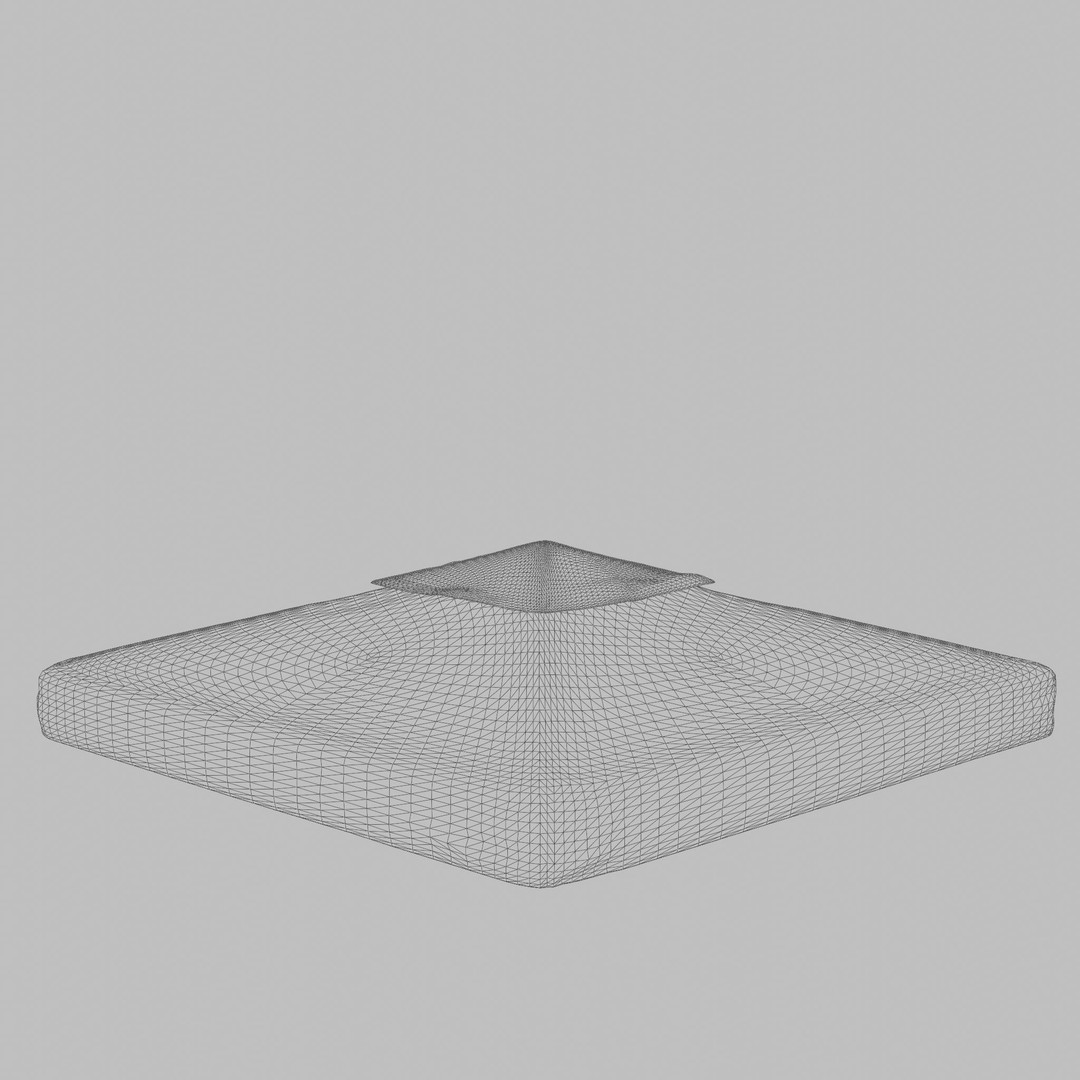 Allround Roof Grey 3D Model – Low Poly PBR Asset, FBX, GLB - View 7