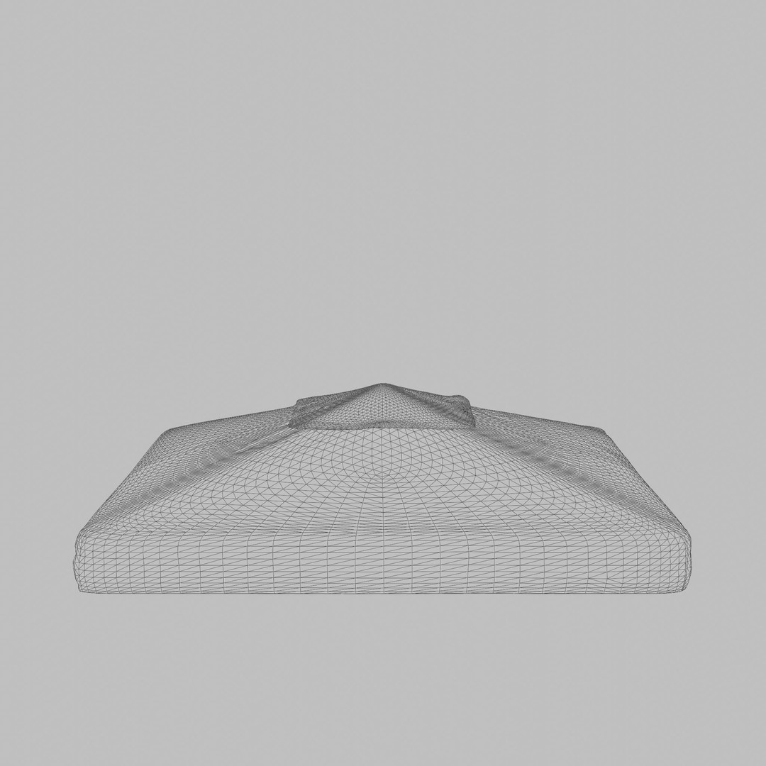Allround Roof Grey 3D Model – Low Poly PBR Asset, FBX, GLB - View 8