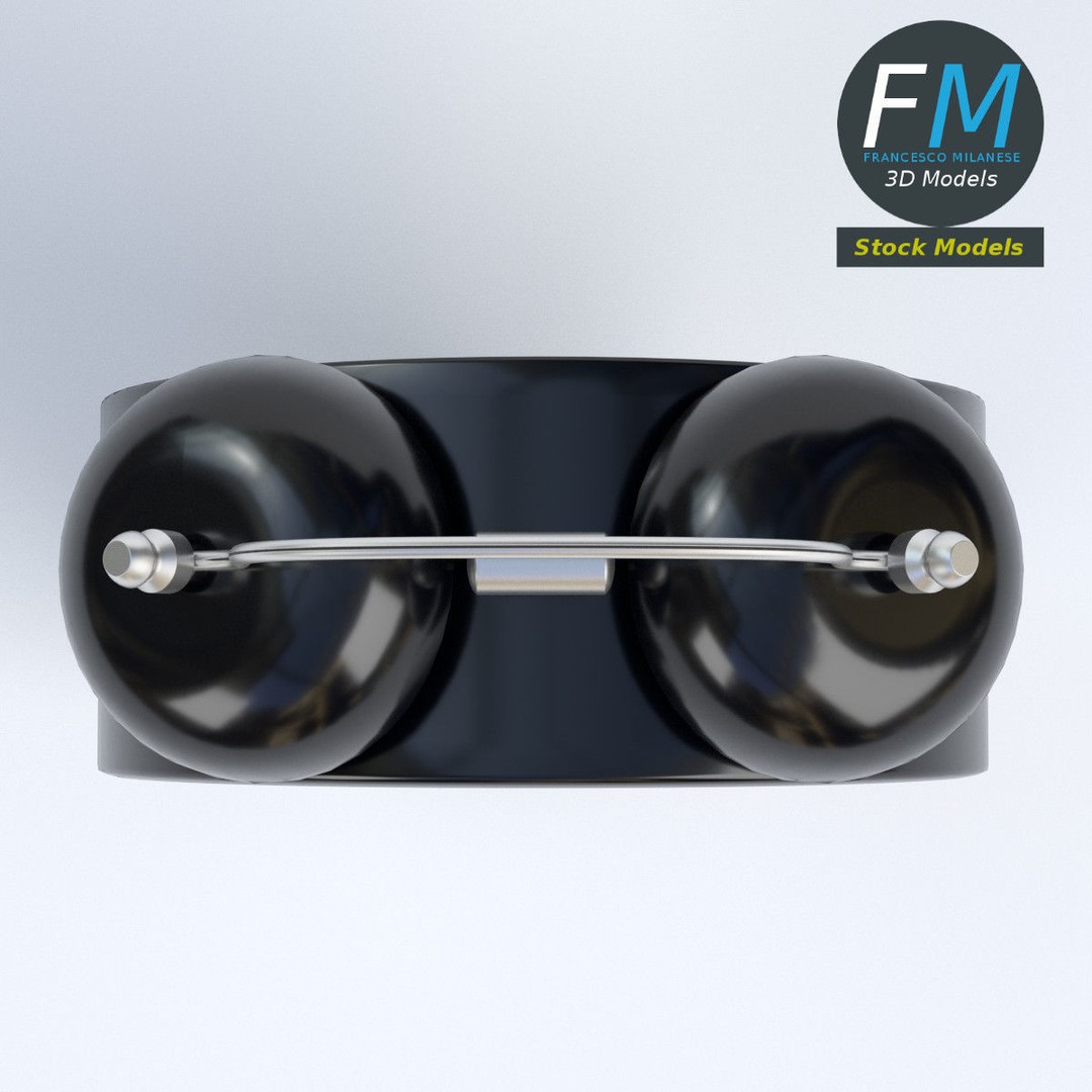 Alarm Clock 3D Model – PBR Interior Asset, FBX & OBJ Formats - View 7