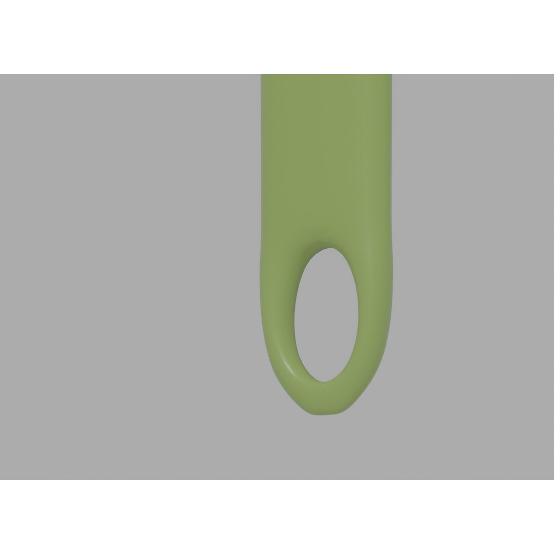 Potato Peeler 3D Model – Low Poly Kitchen Tool, FBX, OBJ - View 10