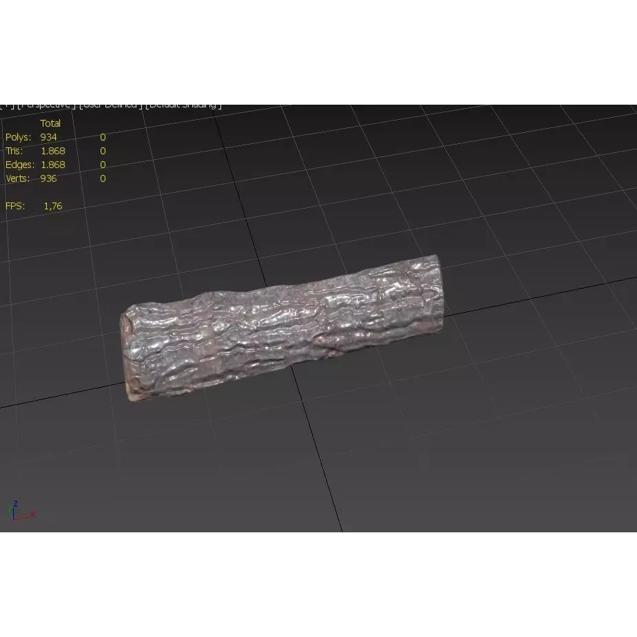 Firewood 3D Model – Low Poly Game Asset, FBX, PBR Textures - View 4
