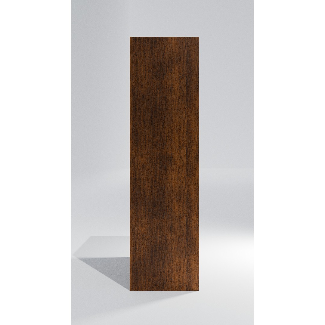 Wooden Cabinet 3D Model – Modern Office Furniture, PBR Textures - View 5