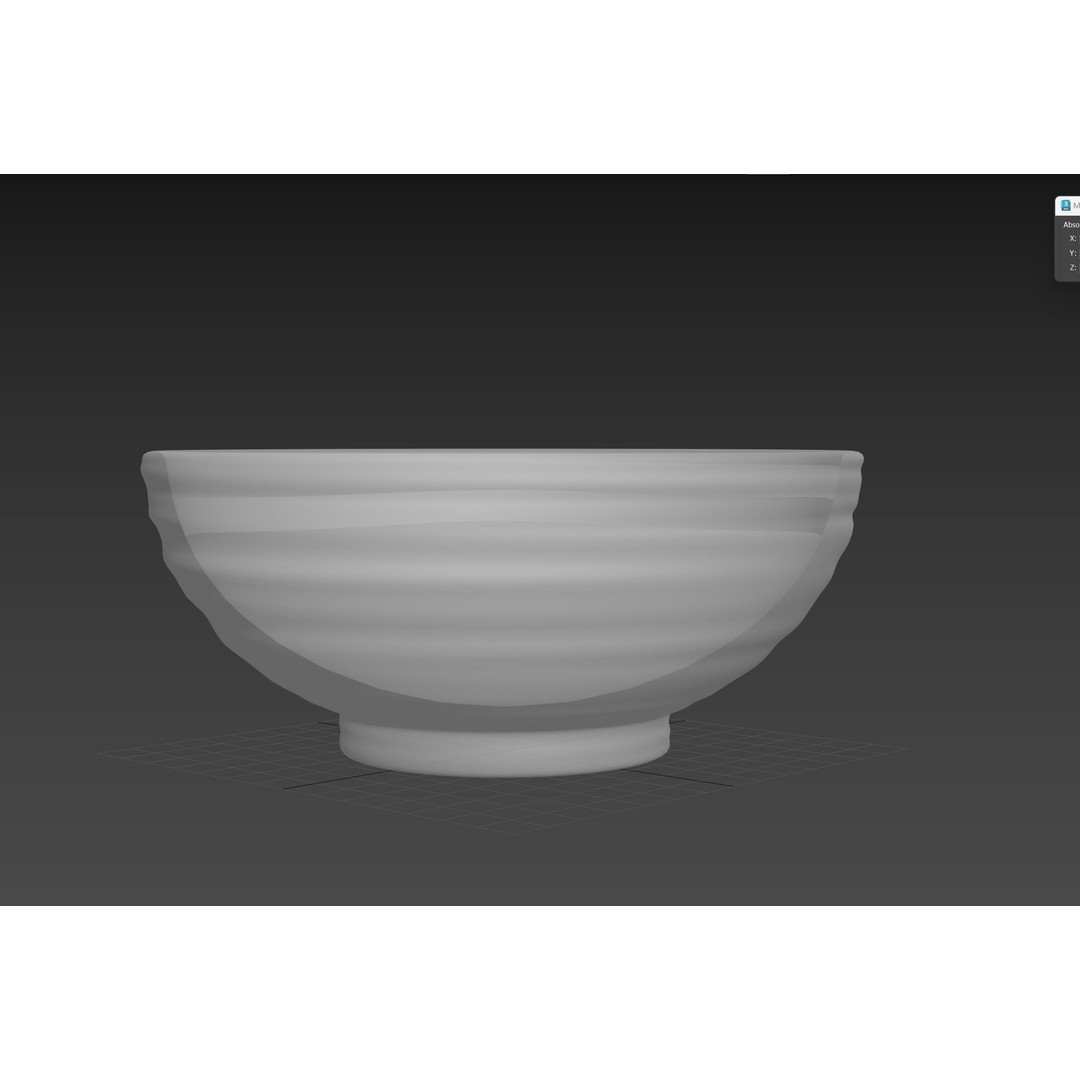 Ceramic Bowl 3D Model – Stylized Tableware, PBR Textures, FBX - View 23