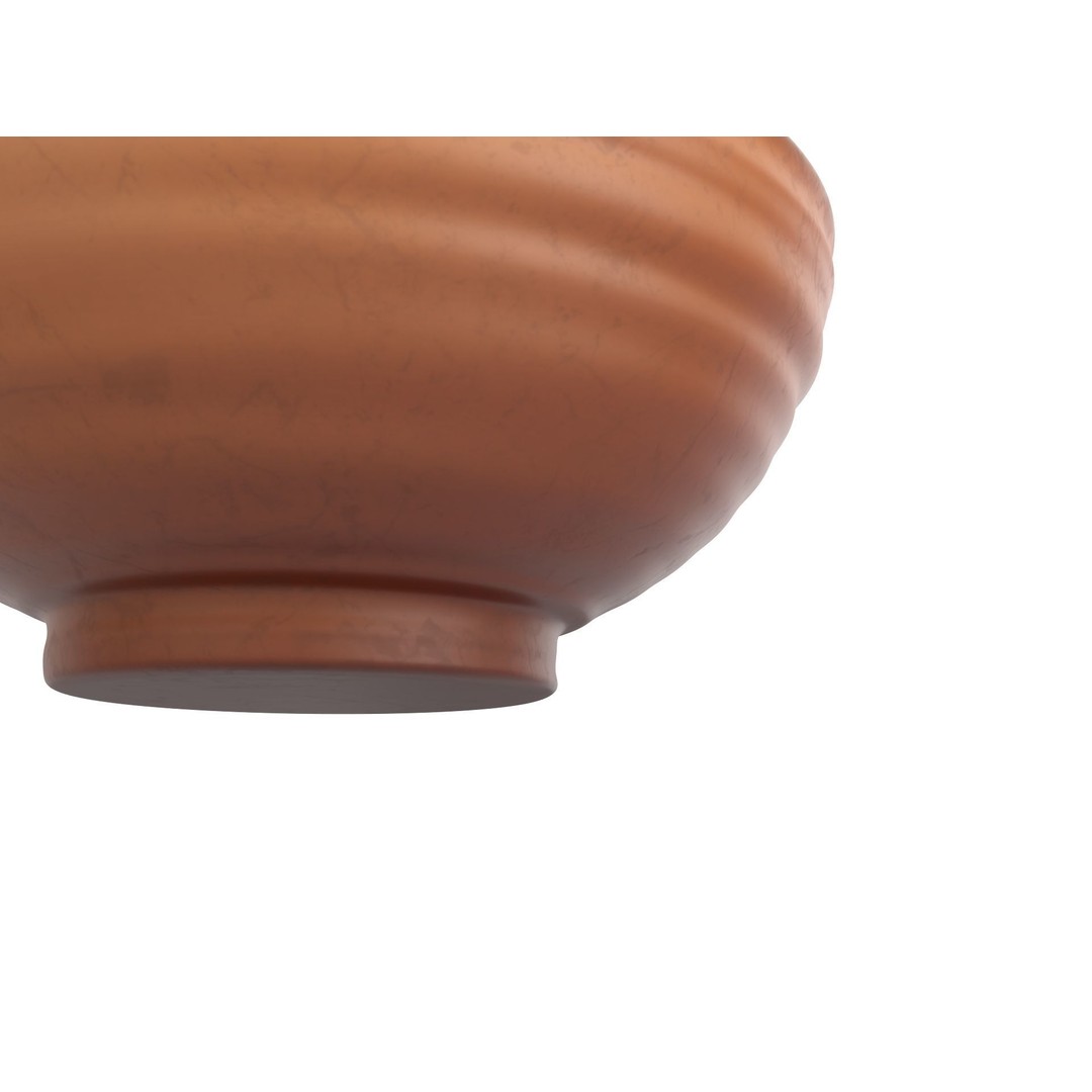 Ceramic Bowl 3D Model – Stylized Tableware, PBR Textures, FBX - View 9