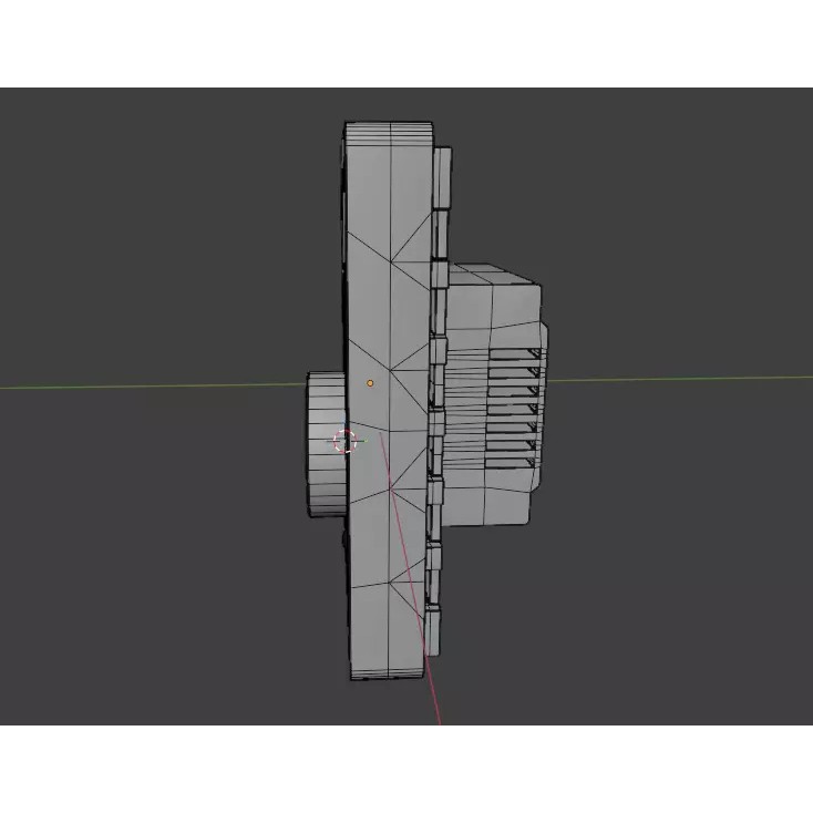Wall-Mounted Thermostat 3D Model – Modern Design, PBR Textures, Blender, FBX, OBJ - View 11