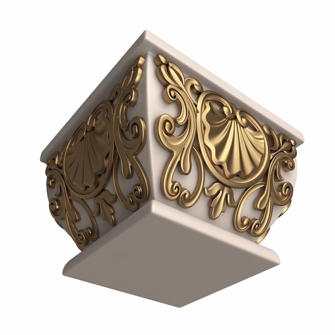 Flower Pot 3D Model – Low Poly Decorative Design, FBX, OBJ - View 5