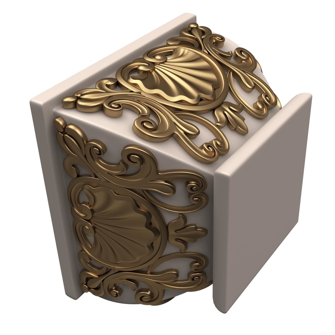 Flower Pot 3D Model – Low Poly Decorative Design, FBX, OBJ - View 7