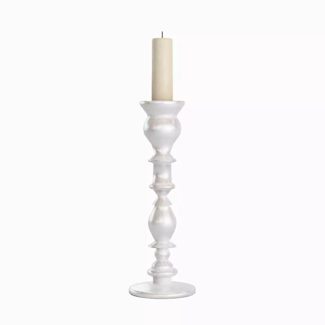 Elegant Candlestick Set 3D Model – Low Poly Game Asset, FBX & OBJ - View 15