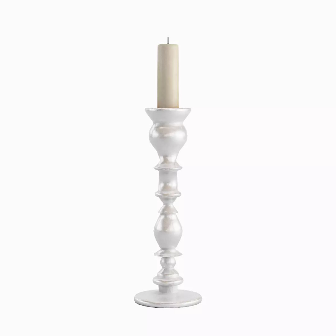 Elegant Candlestick Set 3D Model – Low Poly Game Asset, FBX & OBJ - View 16