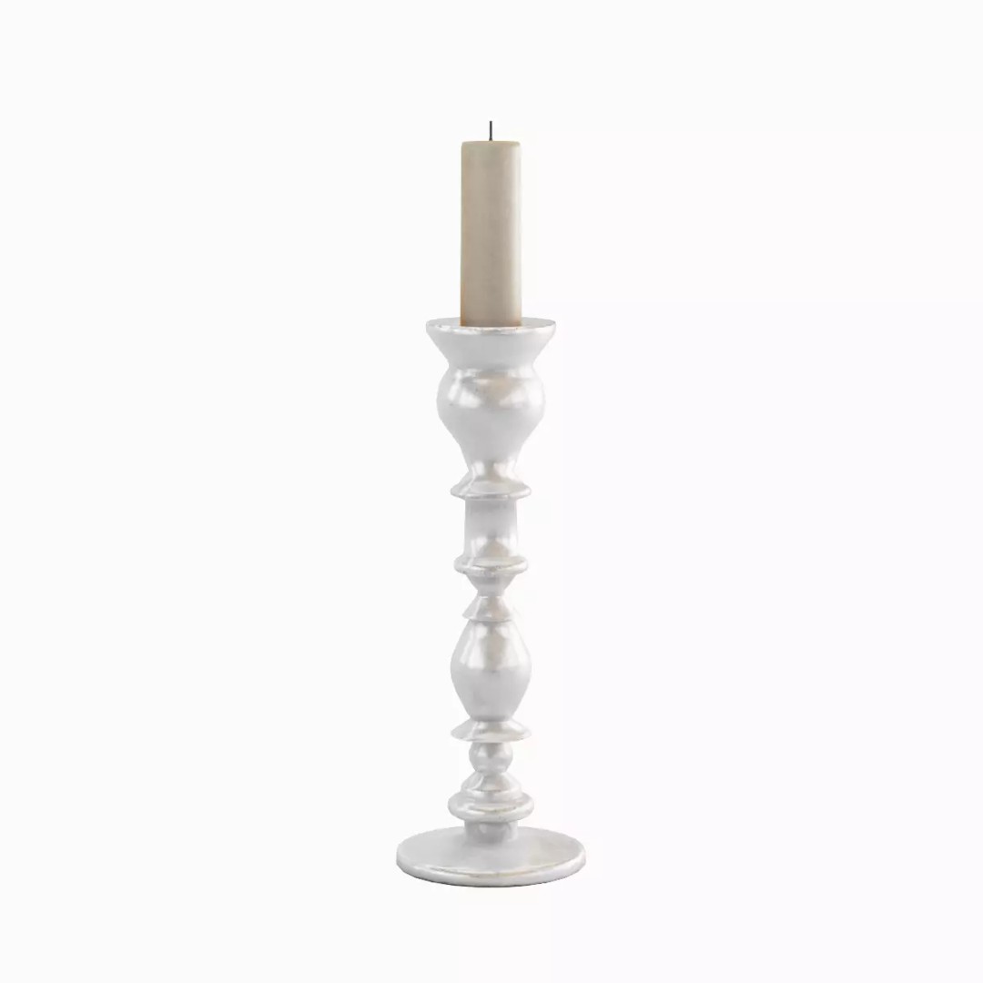 Elegant Candlestick Set 3D Model – Low Poly Game Asset, FBX & OBJ - View 17