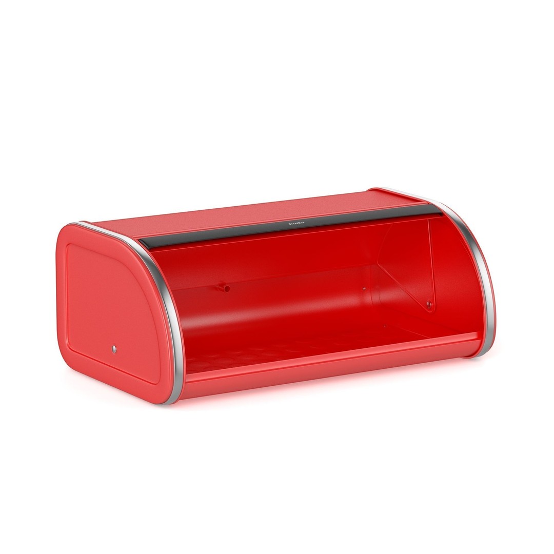 Bread Box 3D Model – Low Poly Kitchenware with Animated Door - View 12