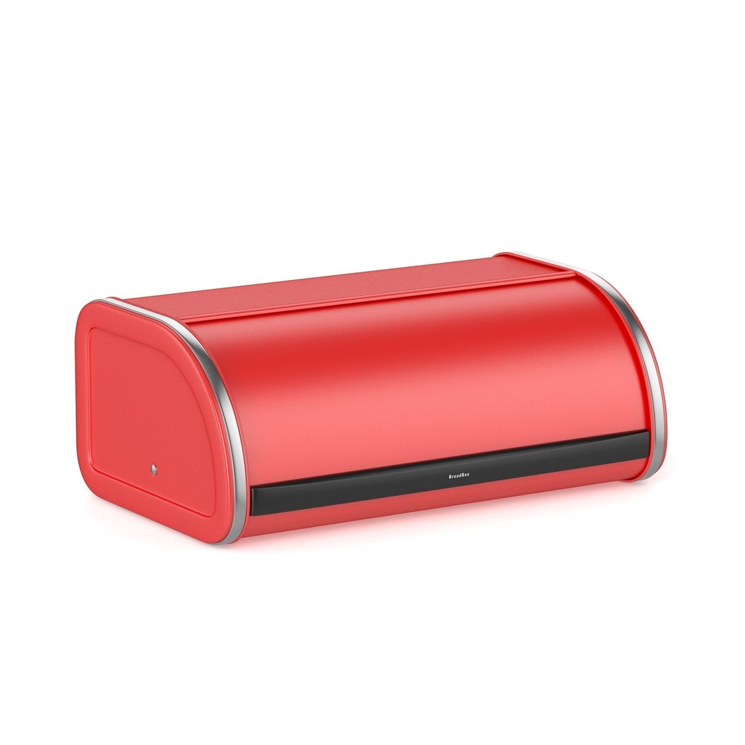 Bread Box 3D Model – Low Poly Kitchenware with Animated Door - View 6