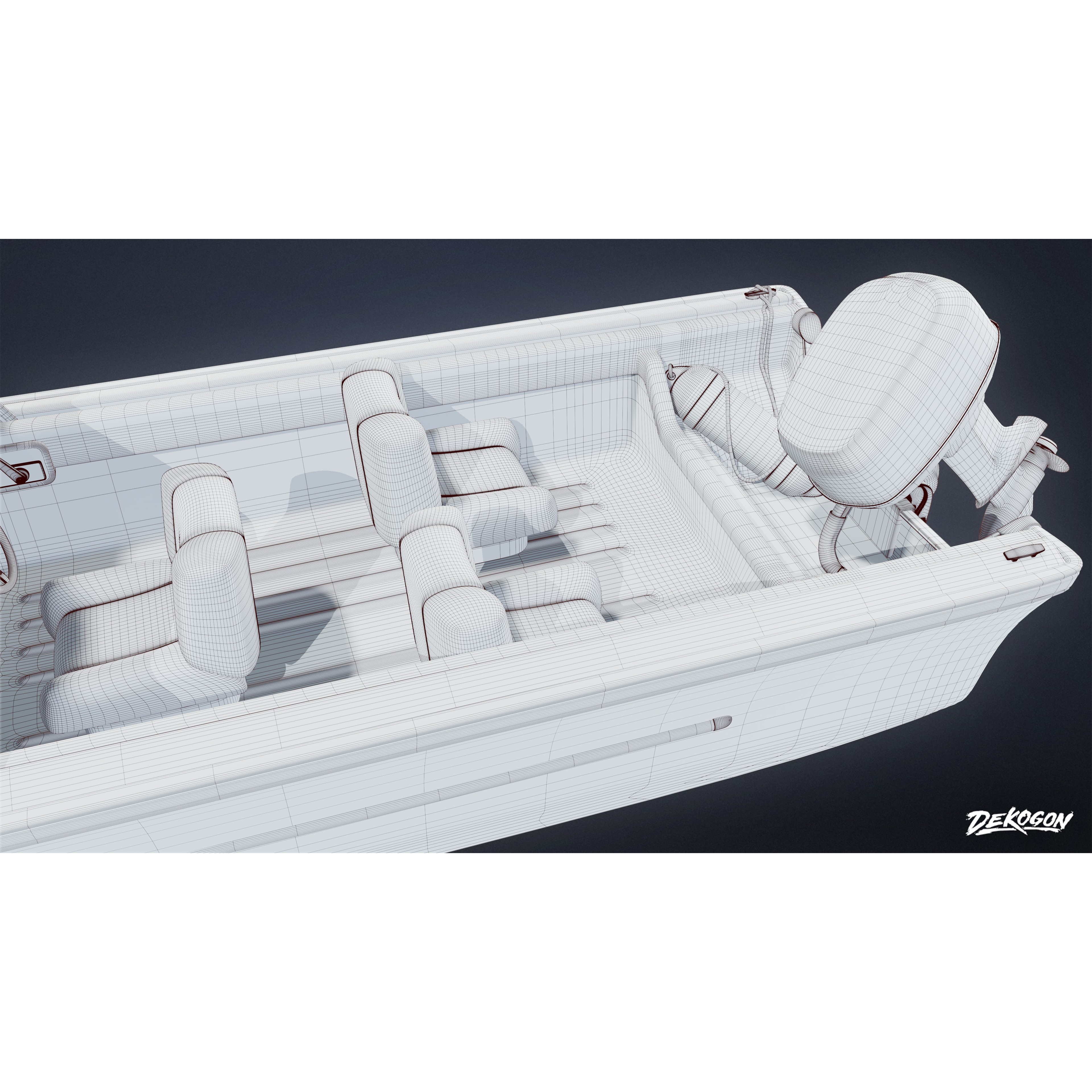 BOATYARD - Low-Poly Game-Ready 3D Model