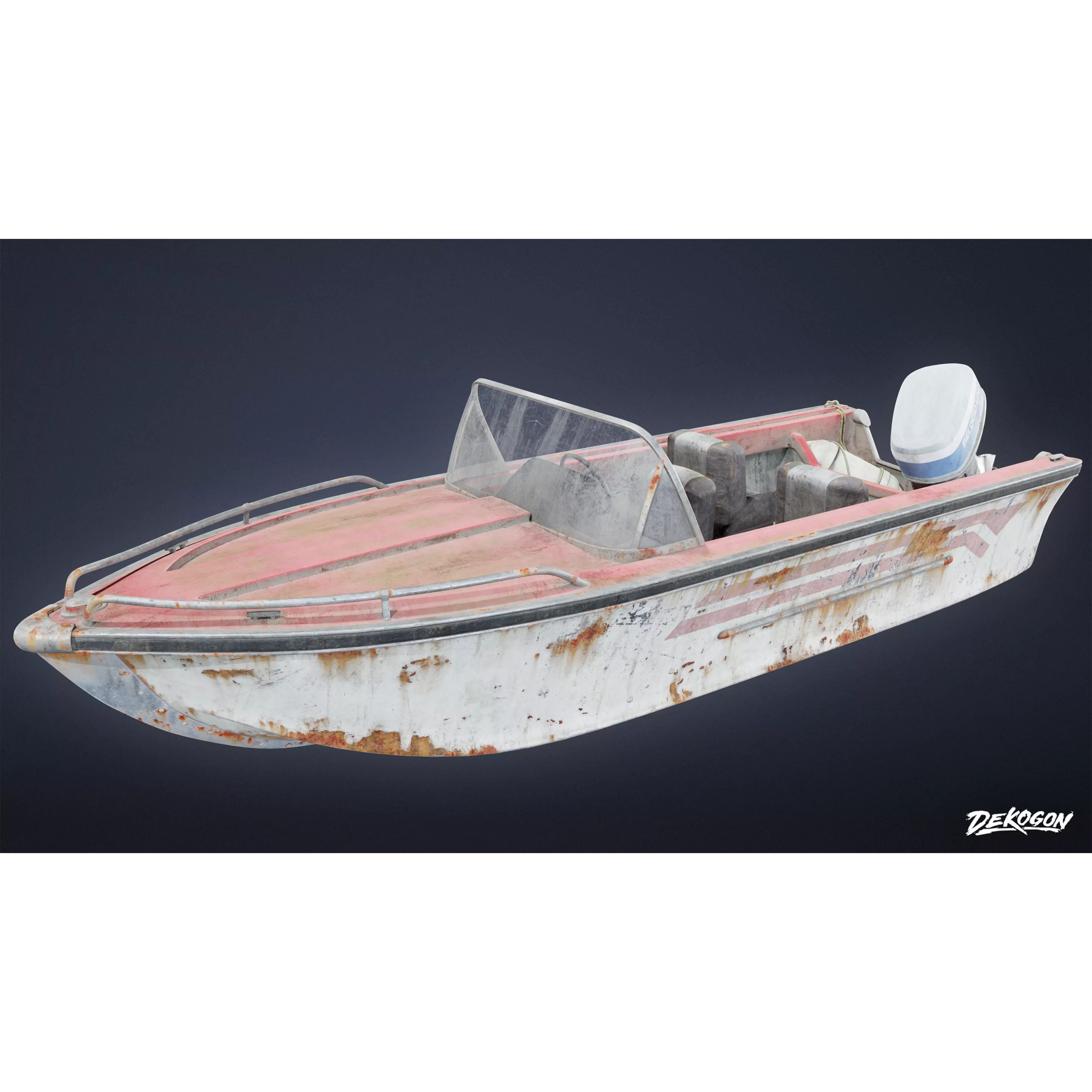 BOATYARD - Low-Poly Game-Ready 3D Model - View 2