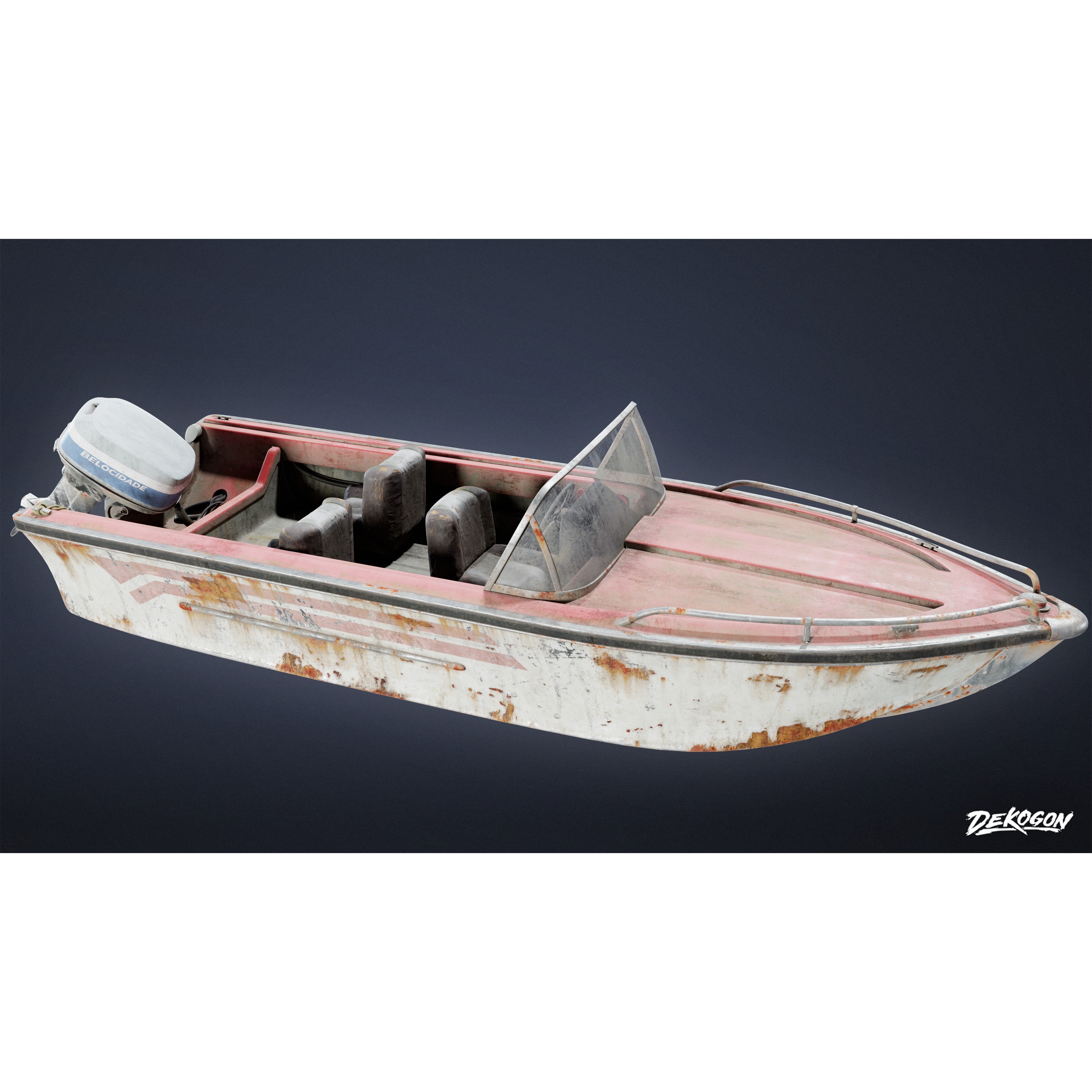 BOATYARD - Low-Poly Game-Ready 3D Model - View 5