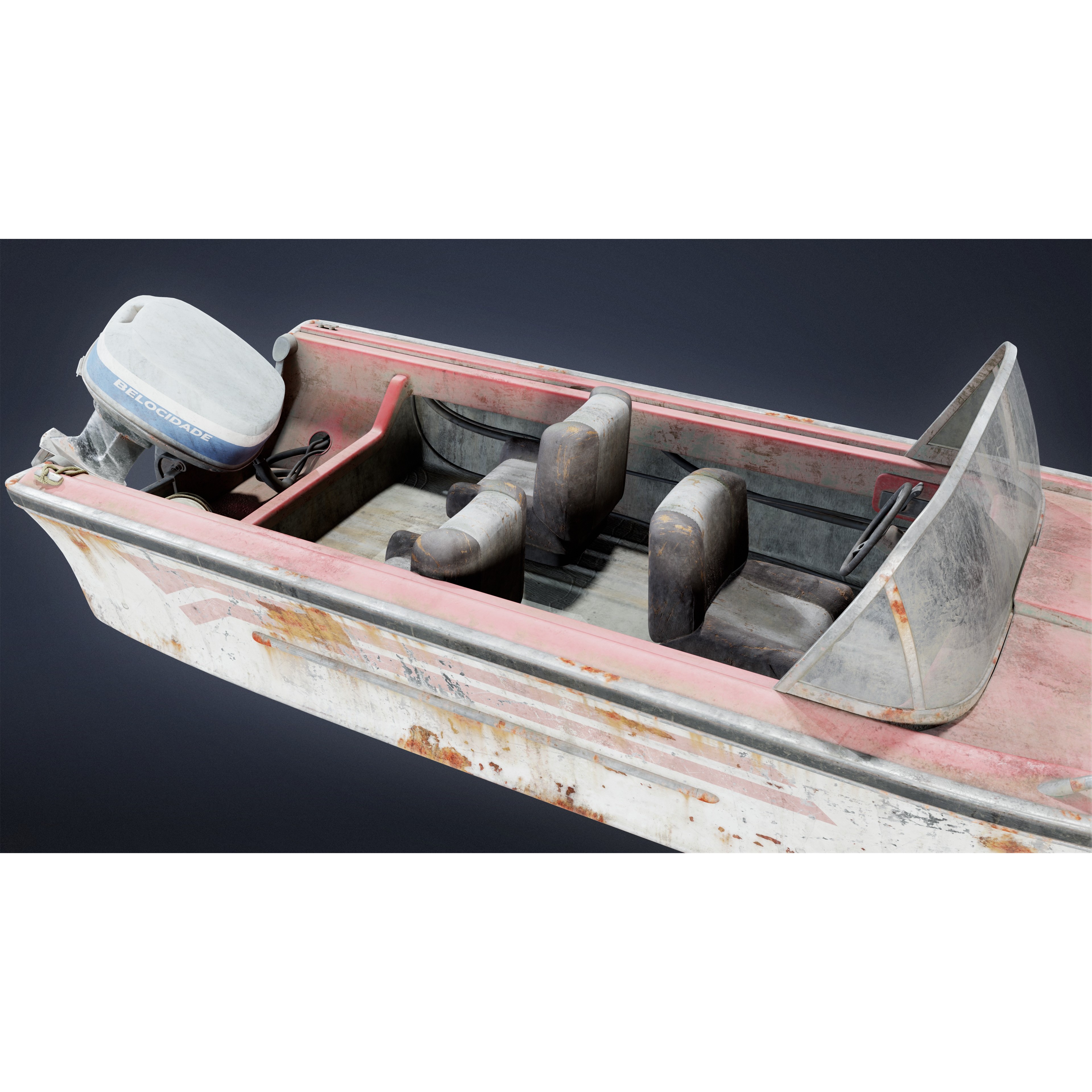 BOATYARD - Low-Poly Game-Ready 3D Model - View 6