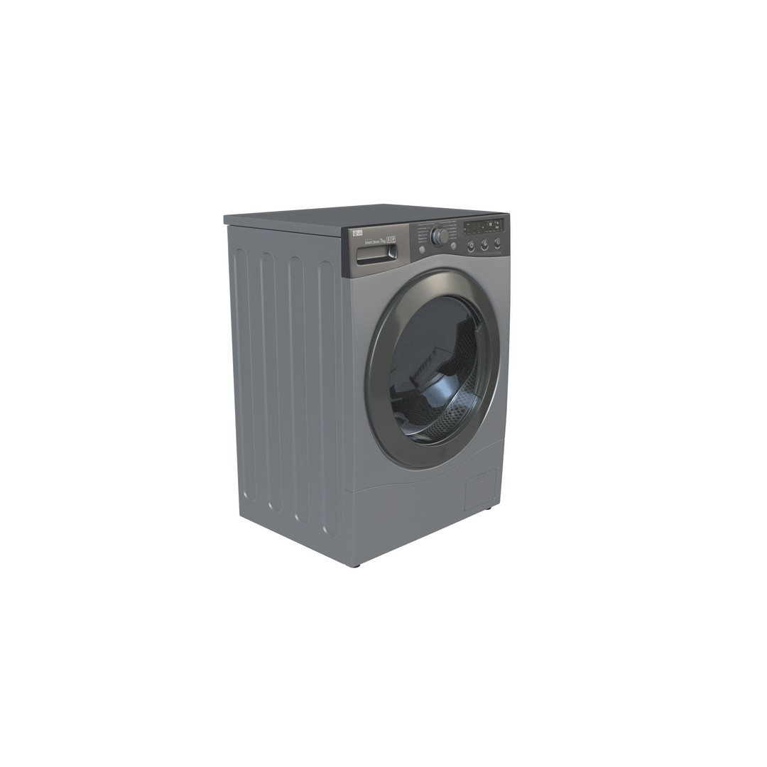 Washing Machine 3D Model – Realistic Design, PBR Textures, FBX & V-Ray - View 8