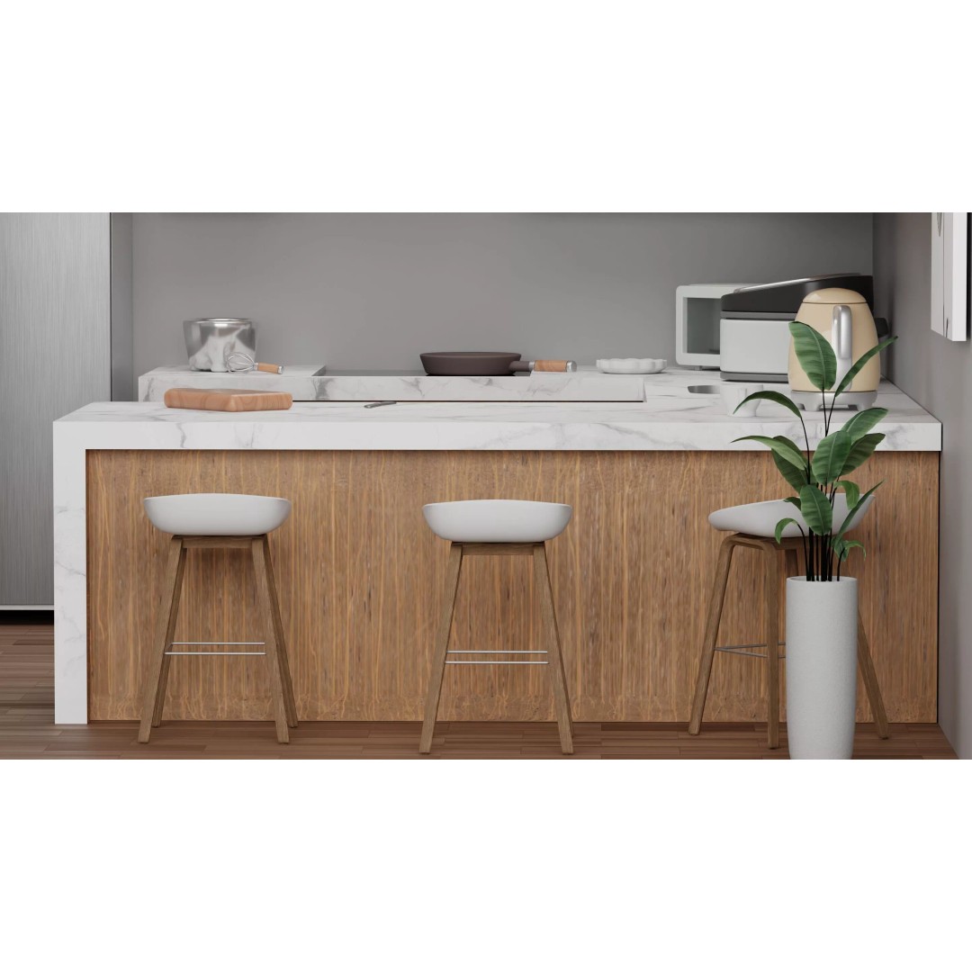 Kitchen Interior 3D Model – Isometric Design for Blender, FBX, OBJ - View 4