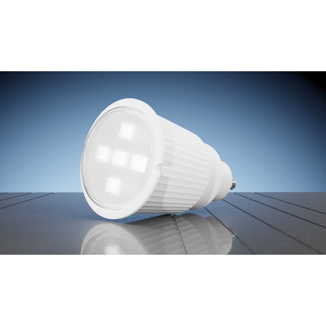 Lamp LED Gillux Replica 3D Model – Realistic Interior Lighting Asset, FBX, Blender - View 8