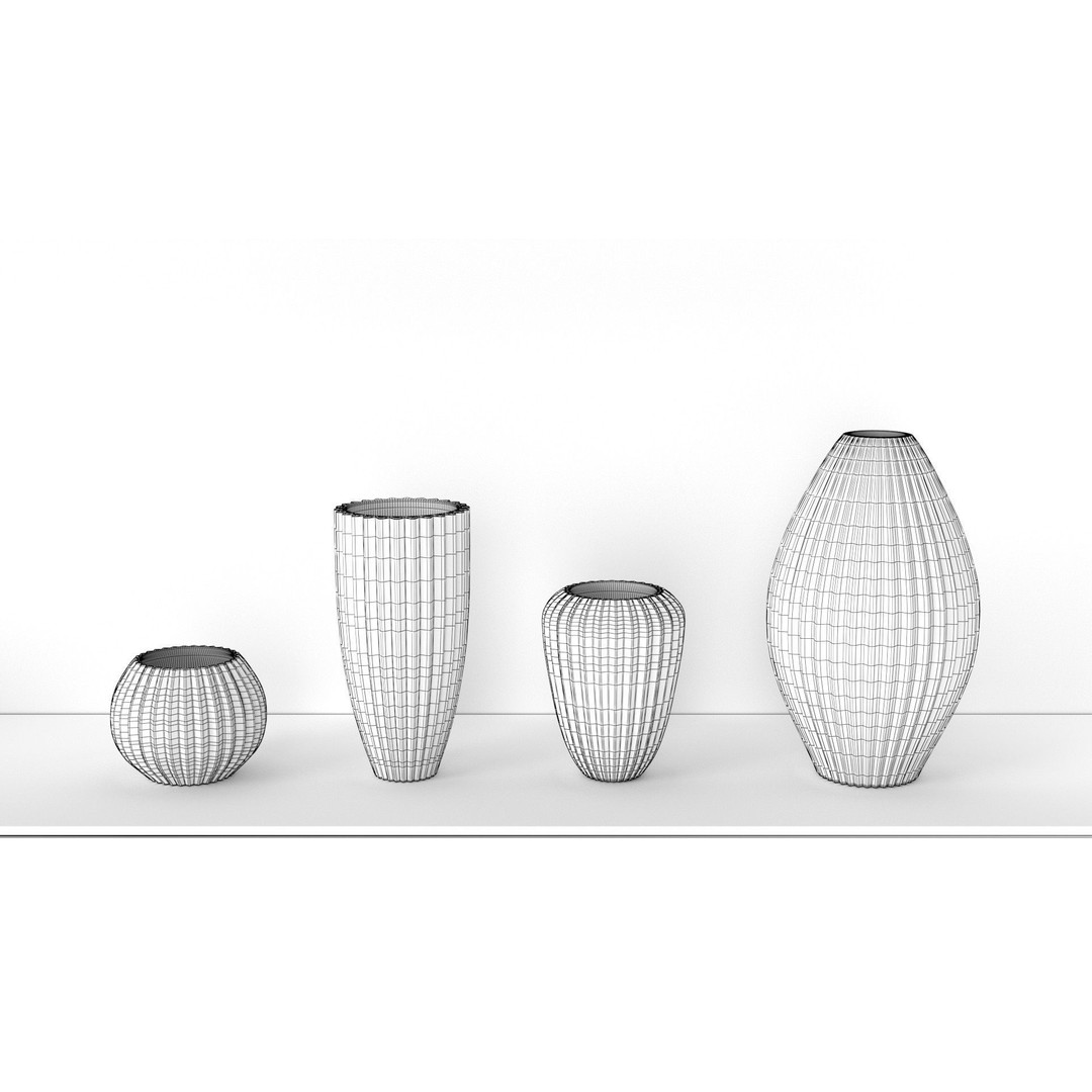Stoneware Kitchen Accessories 3D Model – Low Poly PBR Dinnerware Set - View 10
