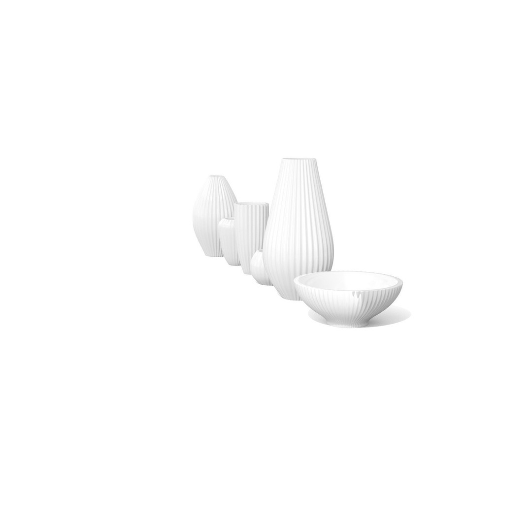 Stoneware Kitchen Accessories 3D Model – Low Poly PBR Dinnerware Set - View 17