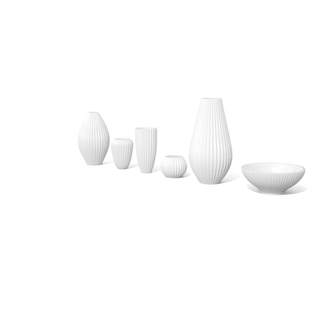 Stoneware Kitchen Accessories 3D Model – Low Poly PBR Dinnerware Set - View 18