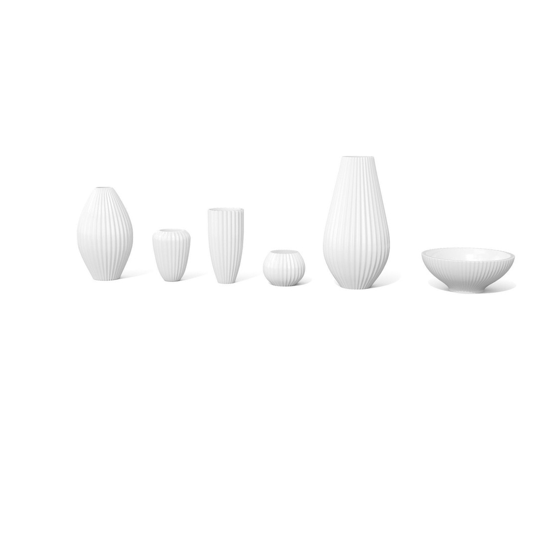 Stoneware Kitchen Accessories 3D Model – Low Poly PBR Dinnerware Set - View 19