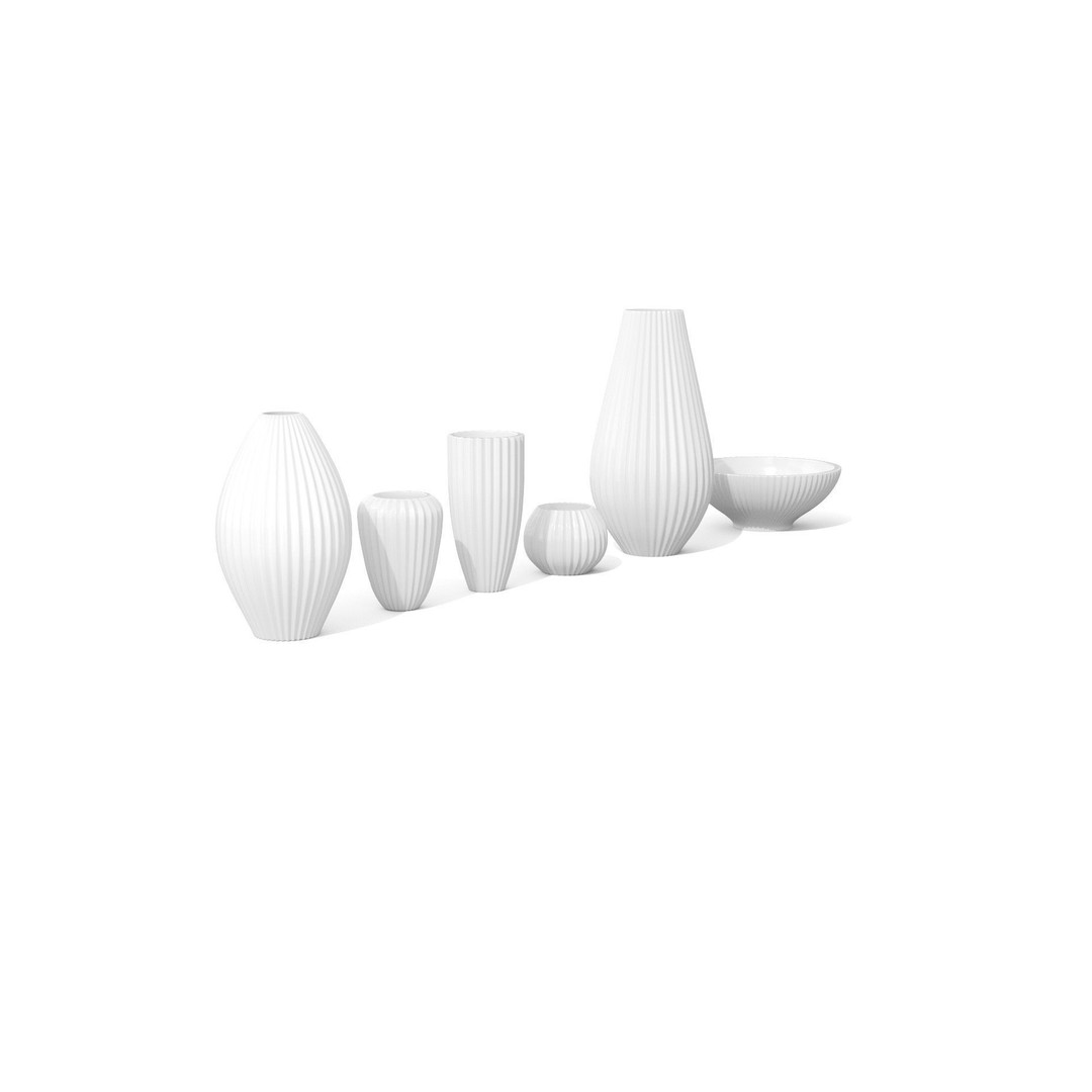 Stoneware Kitchen Accessories 3D Model – Low Poly PBR Dinnerware Set - View 21