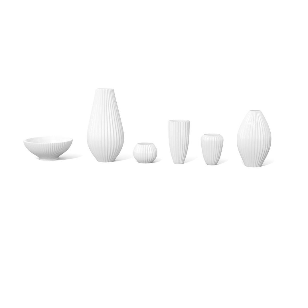 Stoneware Kitchen Accessories 3D Model – Low Poly PBR Dinnerware Set - View 25