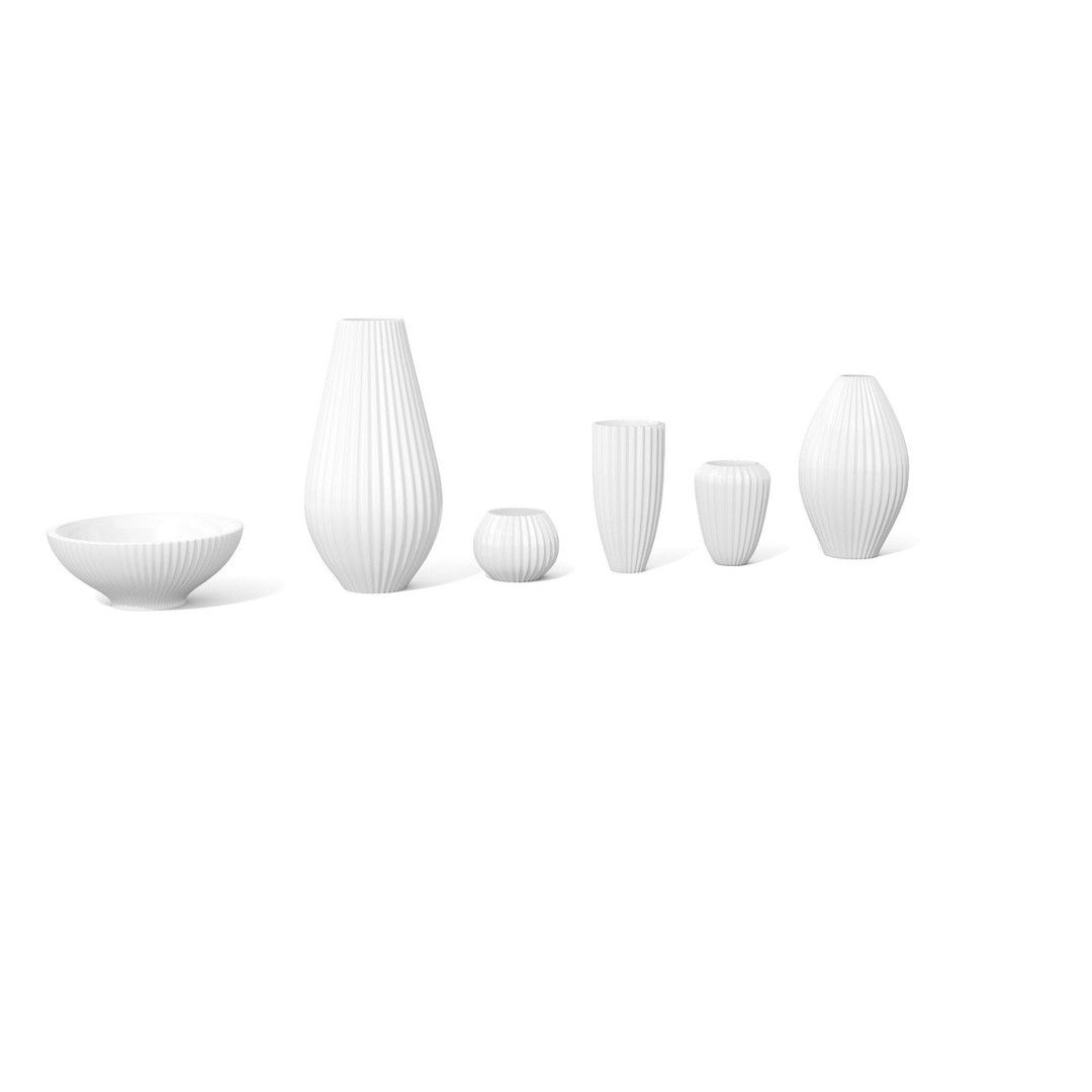 Stoneware Kitchen Accessories 3D Model – Low Poly PBR Dinnerware Set - View 26