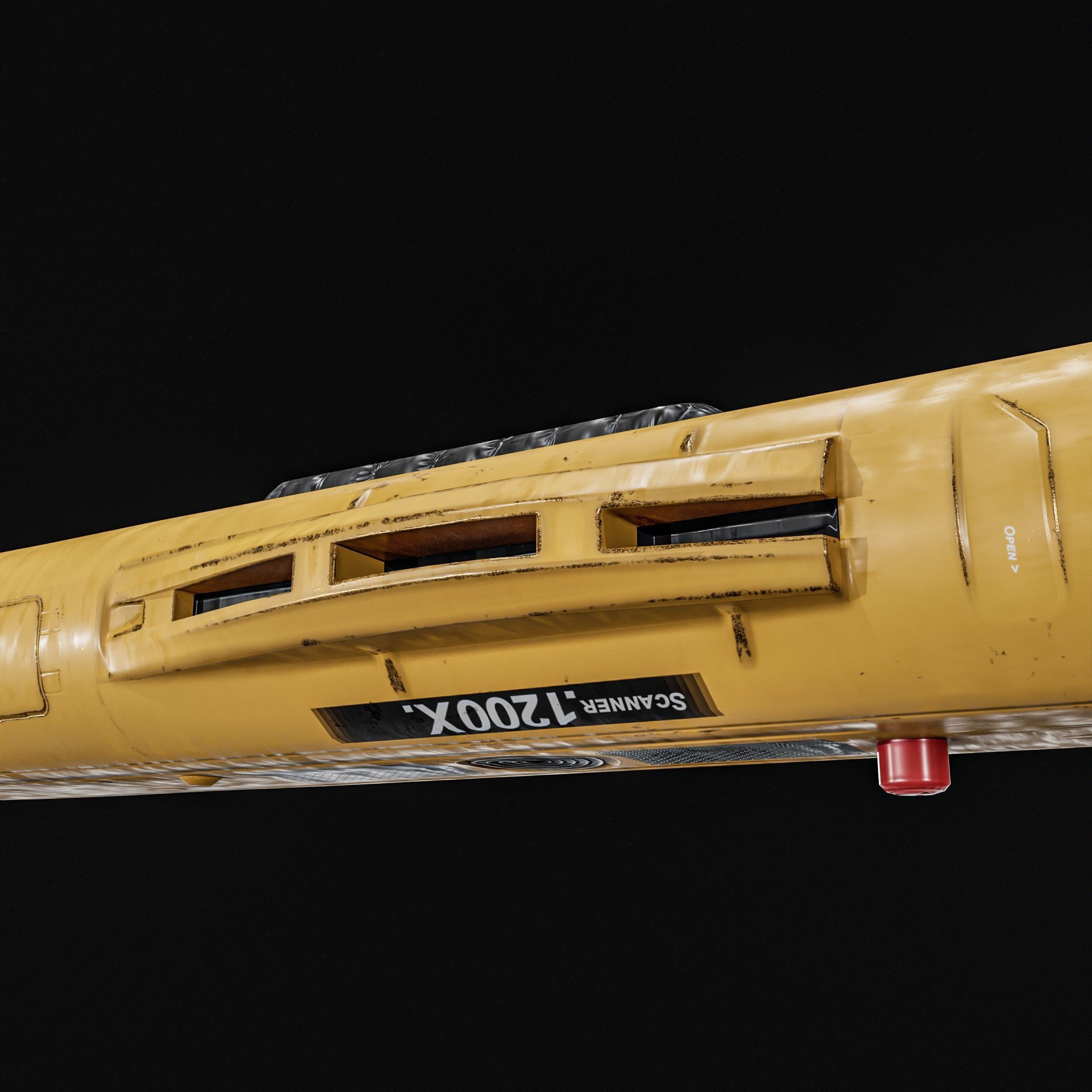 Autonomous Underwater Vehicle - Low-Poly Game-Ready 3D Model - View 5