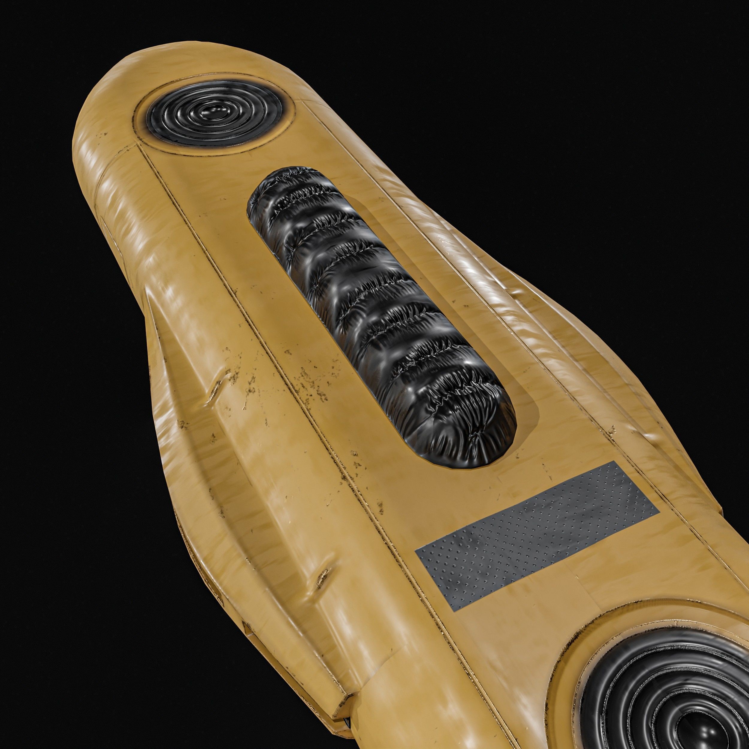 Autonomous Underwater Vehicle - Low-Poly Game-Ready 3D Model - View 7