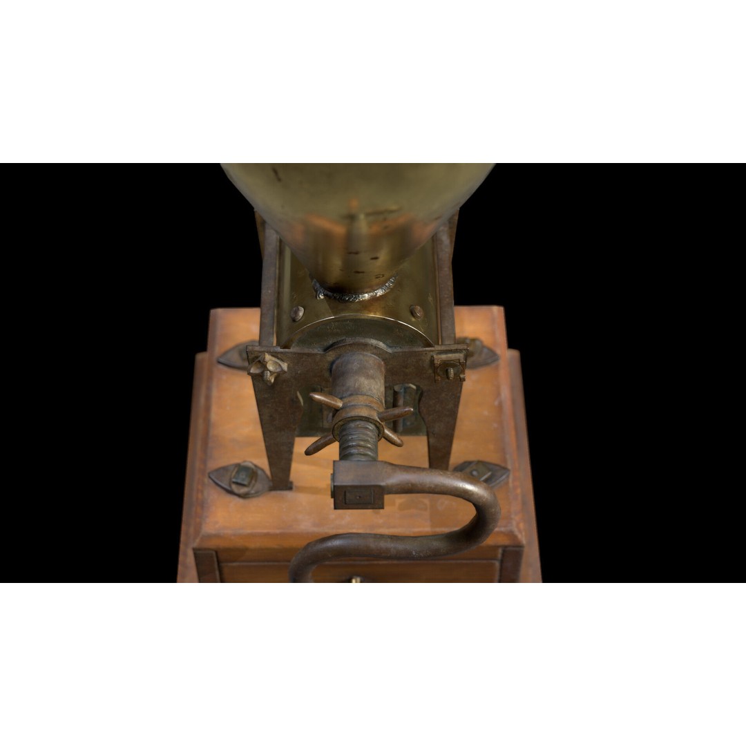 Coffee Grinder 3D Model – Low Poly PBR Game Asset, FBX - View 5