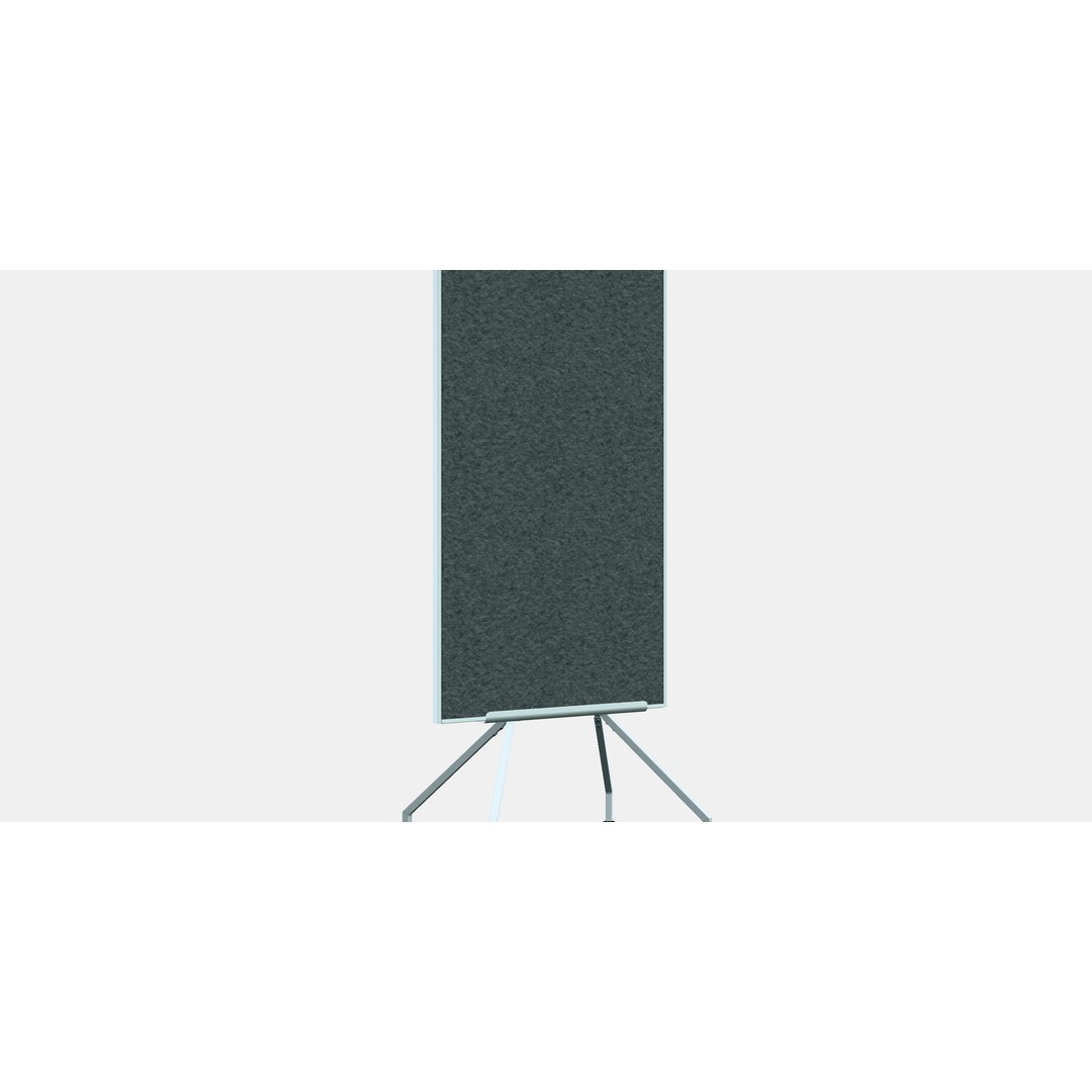 ELLOVEN Whiteboard 3D Model – Low-Poly Mobile Noticeboard, FBX - View 10