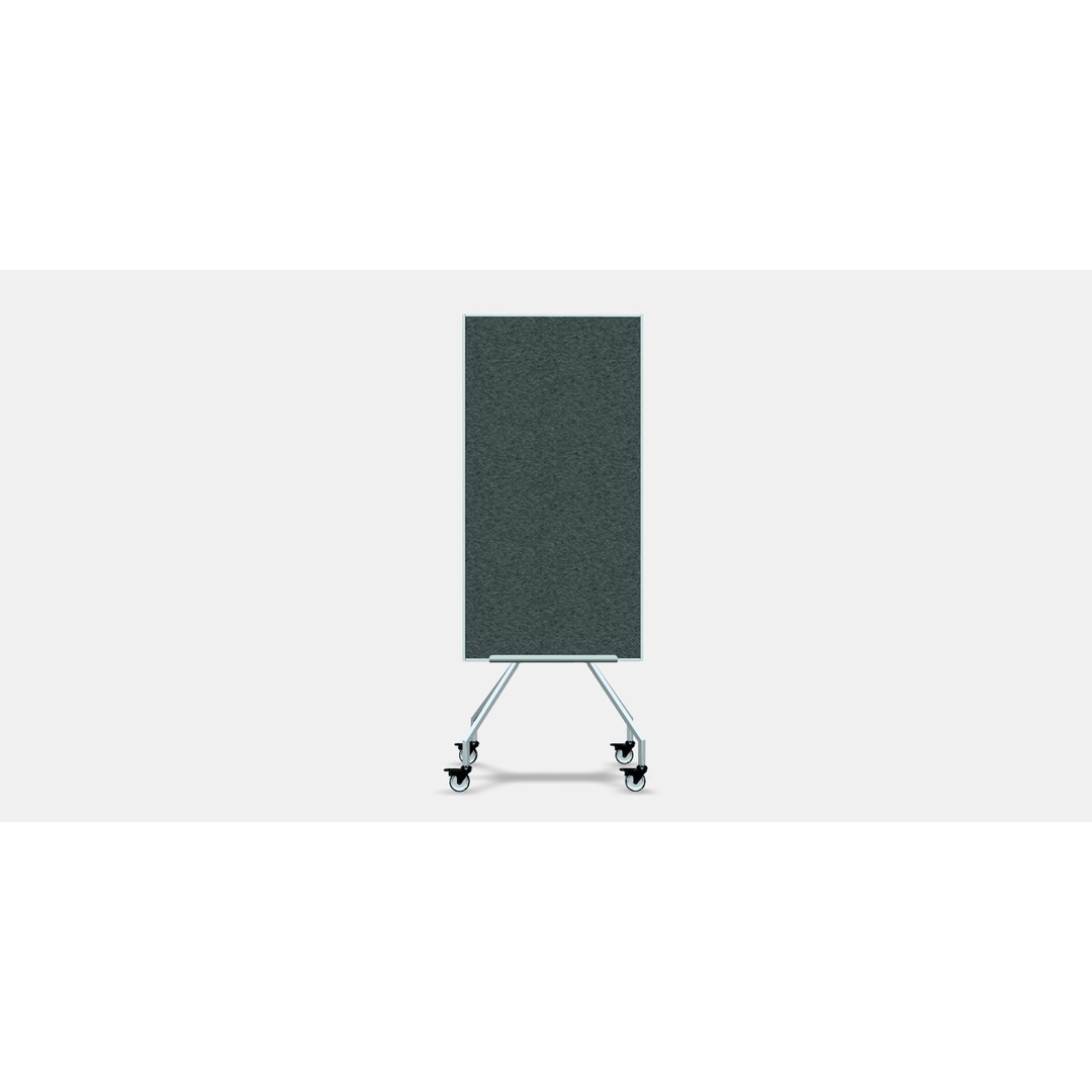 ELLOVEN Whiteboard 3D Model – Low-Poly Mobile Noticeboard, FBX - View 11
