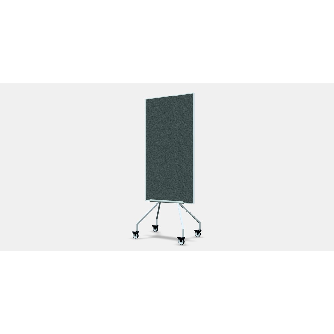 ELLOVEN Whiteboard 3D Model – Low-Poly Mobile Noticeboard, FBX - View 12