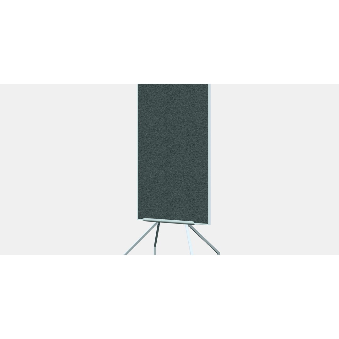ELLOVEN Whiteboard 3D Model – Low-Poly Mobile Noticeboard, FBX - View 14