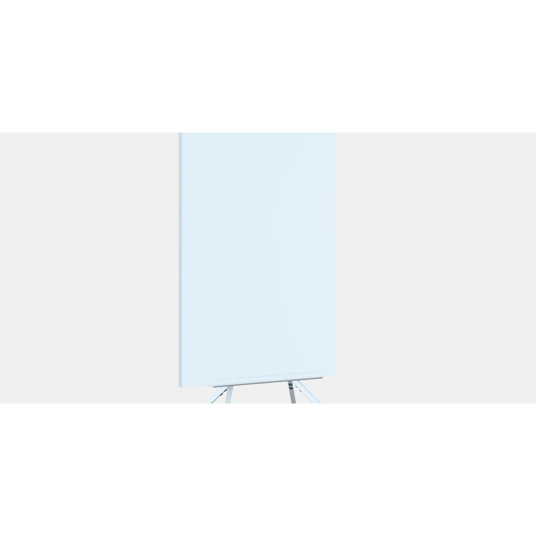 ELLOVEN Whiteboard 3D Model – Low-Poly Mobile Noticeboard, FBX - View 3