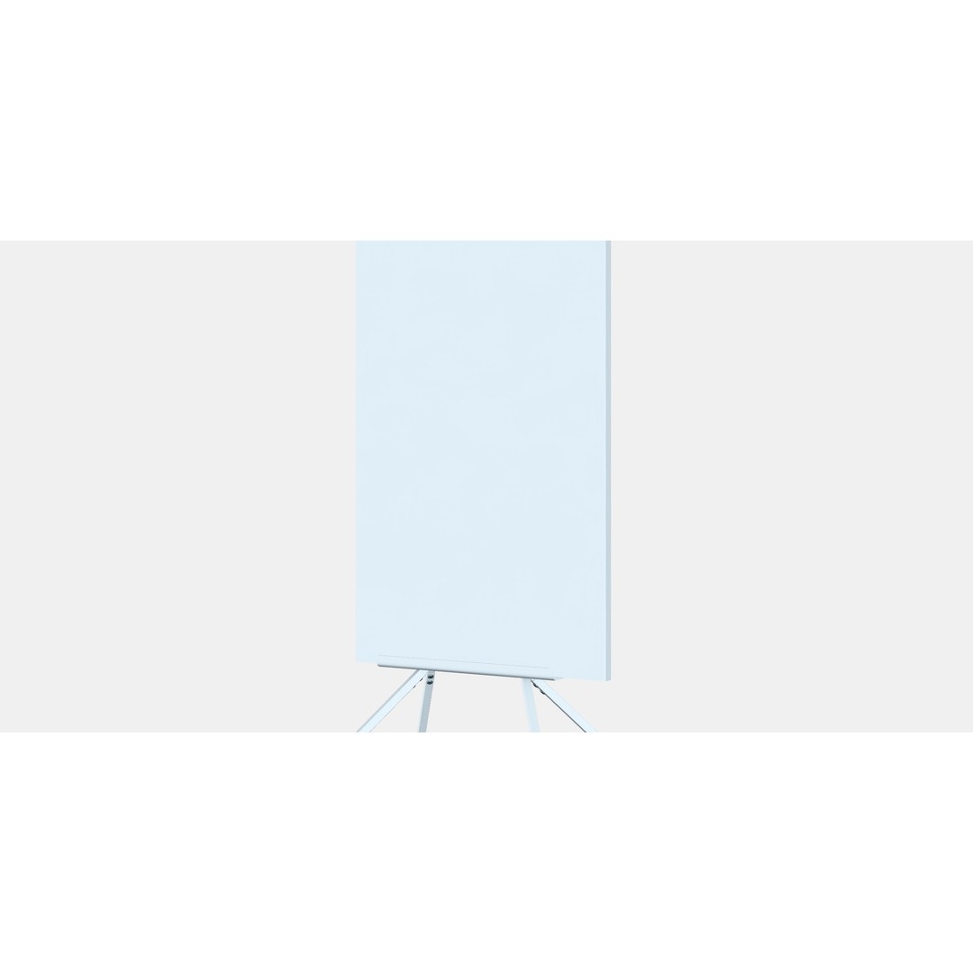 ELLOVEN Whiteboard 3D Model – Low-Poly Mobile Noticeboard, FBX - View 7