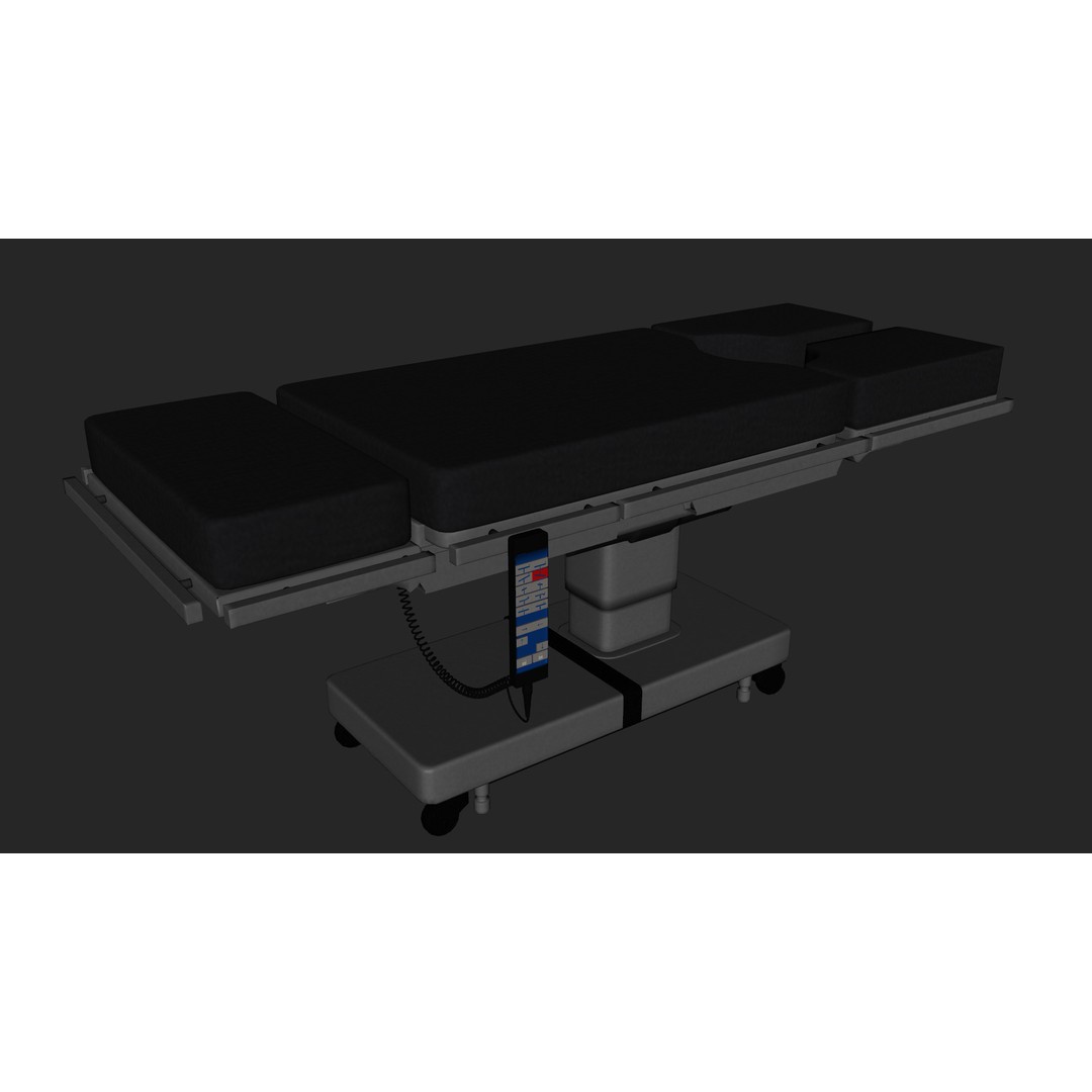 Operation Table 3D Model – Low Poly Game-Ready PBR Asset, FBX - View 11