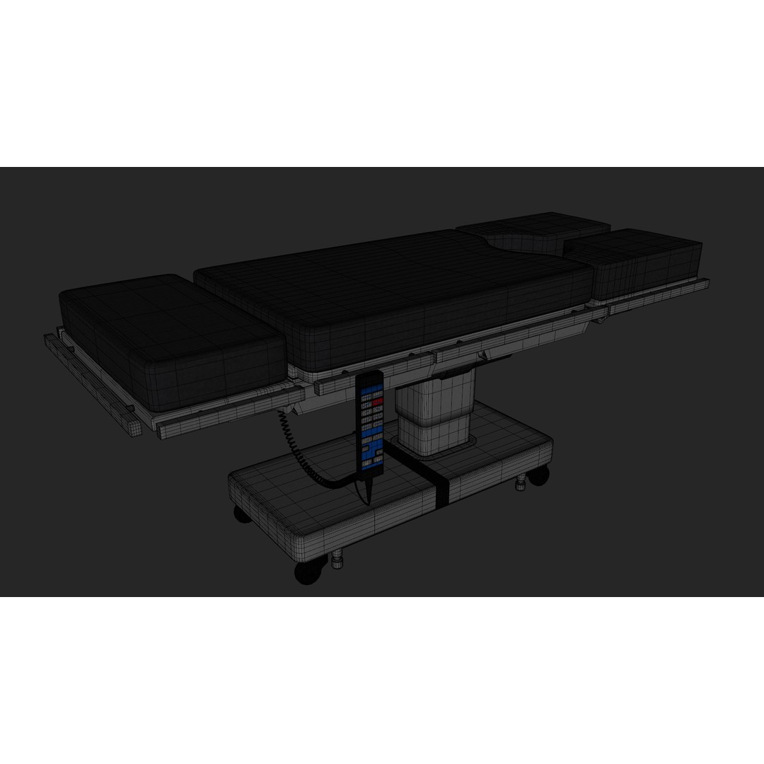 Operation Table 3D Model – Low Poly Game-Ready PBR Asset, FBX - View 12