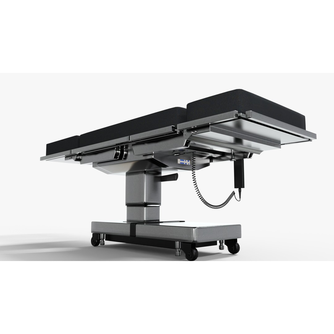 Operation Table 3D Model – Low Poly Game-Ready PBR Asset, FBX - View 6