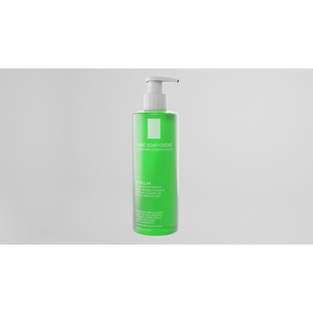 Cosmetic Bottle and Tube Set 3D Model – Low Poly Game Asset, Blender - View 11