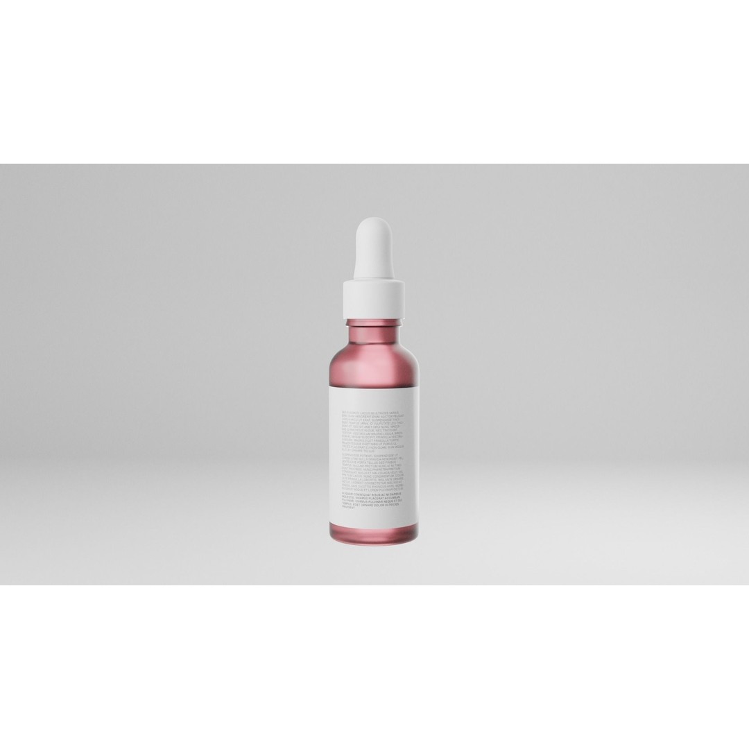 Cosmetic Bottle and Tube Set 3D Model – Low Poly Game Asset, Blender - View 30