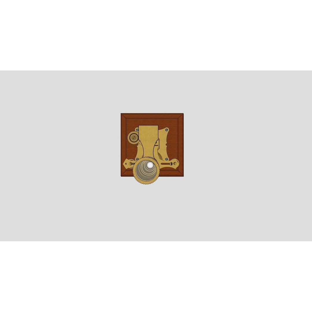 1780 Microscope 3D Model – Vintage Laboratory Asset, FBX - View 11