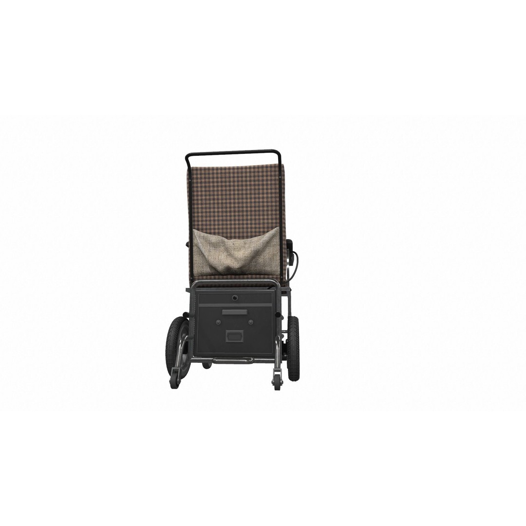 Electric Wheelchair 3D Model – High Poly PBR Asset for Medical Visualization - View 5